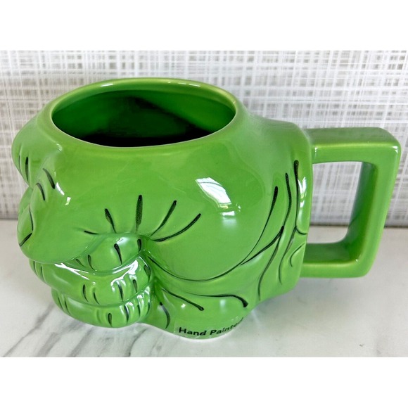 Marvel Other - Marvel Incredible Hulk 3D Fist Smash Hand Painted Mug 6" X 4" New No Tags 2024